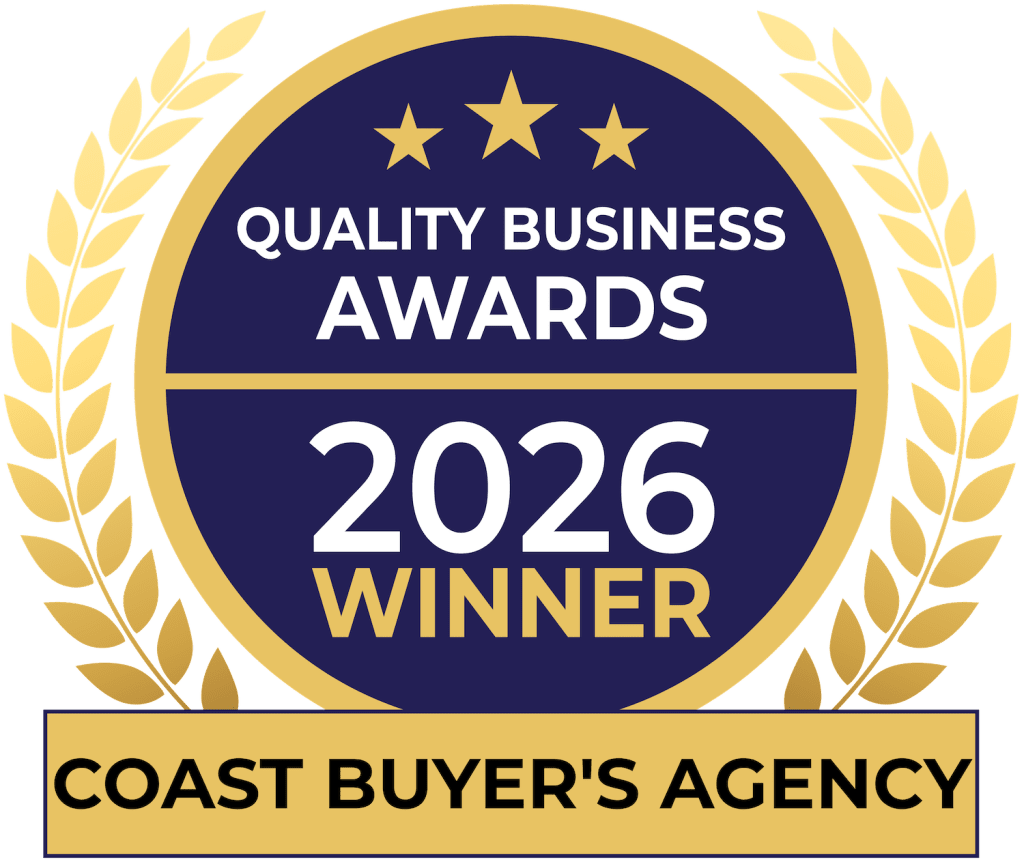 quality business awards 2026 - winner - coast buyers agency