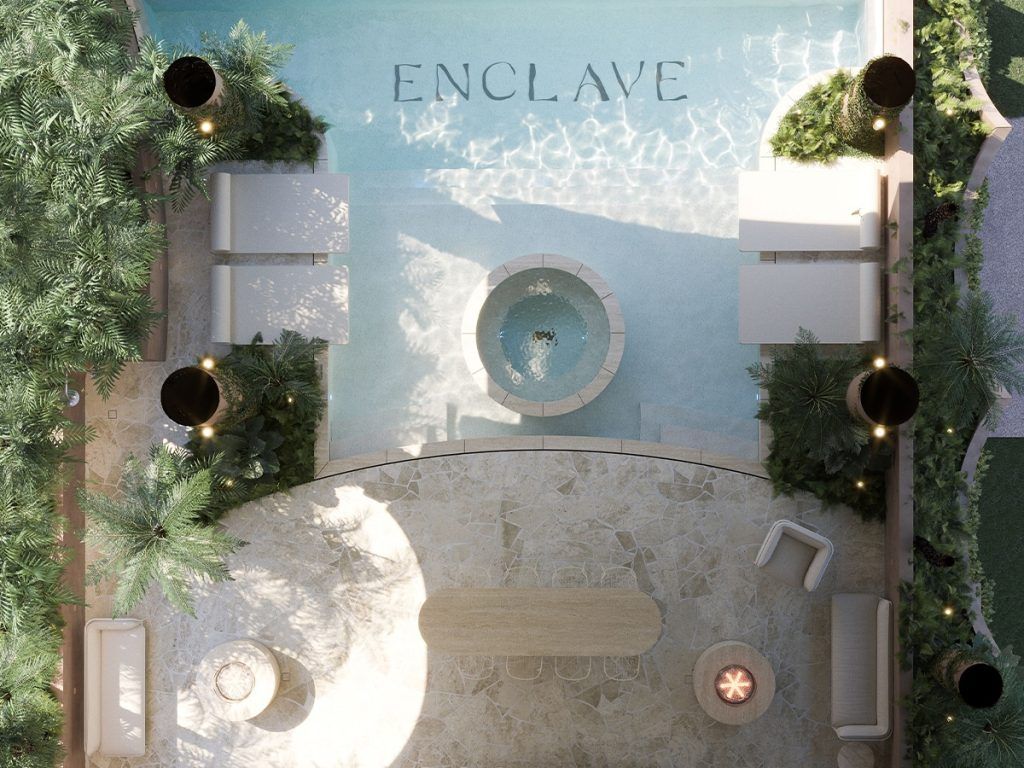 Render of Enclave Residences Broadbeach - Outdoor Retreat