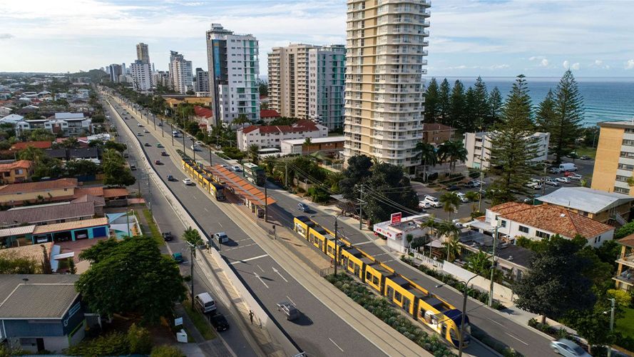 gold coast light rail stage 3 render mermaid